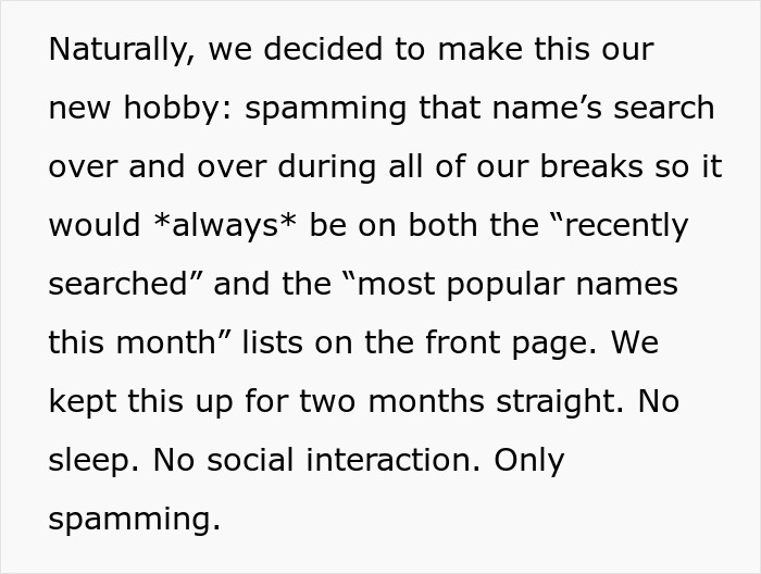 Alt text: Bored teens spamming a baby-naming website with unusual name ideas, creating a popular new trend online.