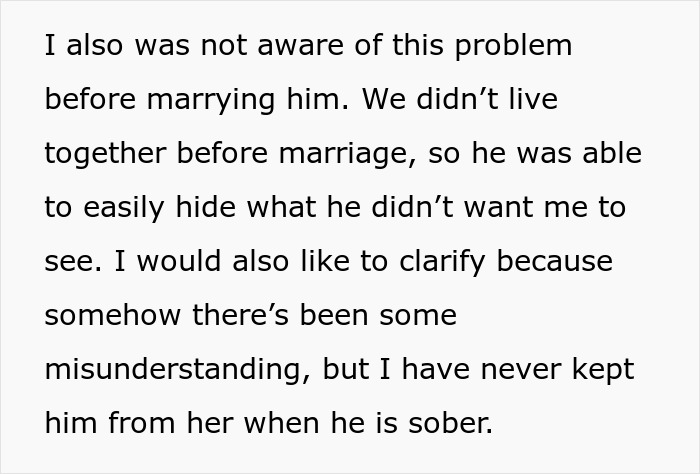 Text excerpt from a mom explaining why she had to ban her husband from the nursery, revealing his hidden problem. Text excerpt from a mom explaining why she had to ban her husband from the nursery, revealing his hidden problem.