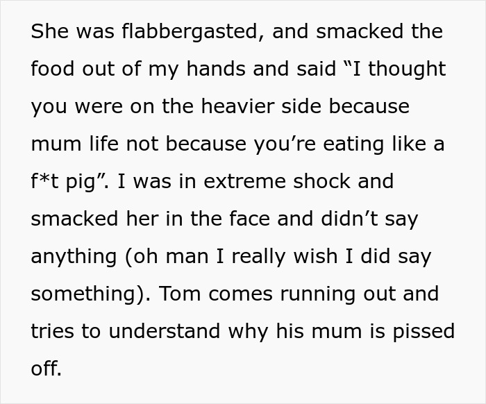 Text excerpt showing emotional reaction after a woman learns what her husband really thinks of her body.