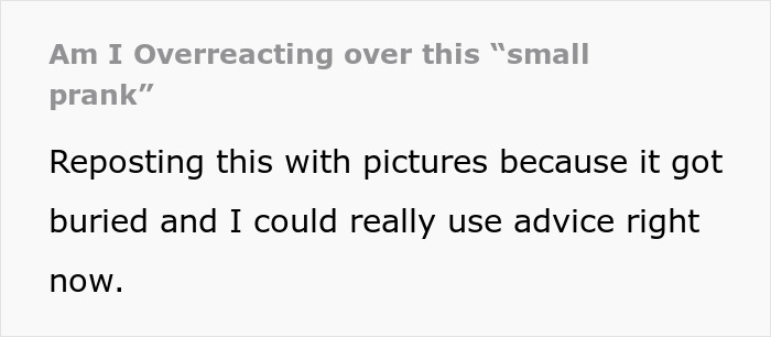 Woman finds hidden device planted by boyfriend in closet during prank, feeling shocked and seeking advice online.