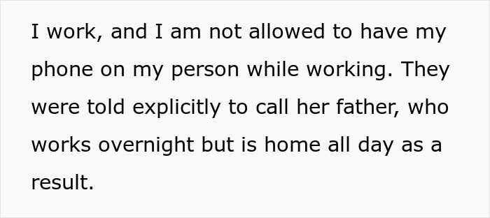 Text excerpt about a mom furious after school called her instead of her husband and possibly pretended to call CPS. Text excerpt about a mom furious after school called her instead of her husband and possibly pretended to call CPS.