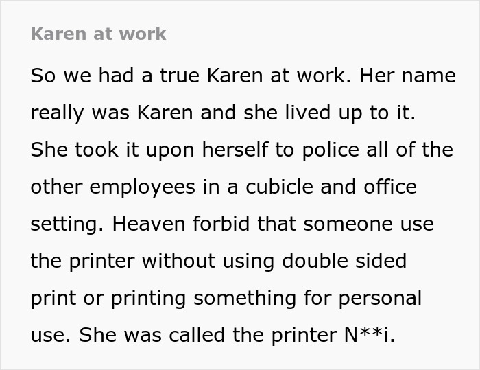 Office Karen unable to mind her own business as colleagues watch karma unfold in the workplace cubicle setting. Office Karen unable to mind her own business as colleagues watch karma unfold in the workplace cubicle setting.