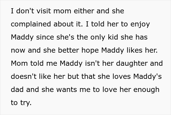 Text discussing a son refusing family bonding, mentioning strained relationships with mother, nemesis, and father. Text discussing a son refusing family bonding, mentioning strained relationships with mother, nemesis, and father.