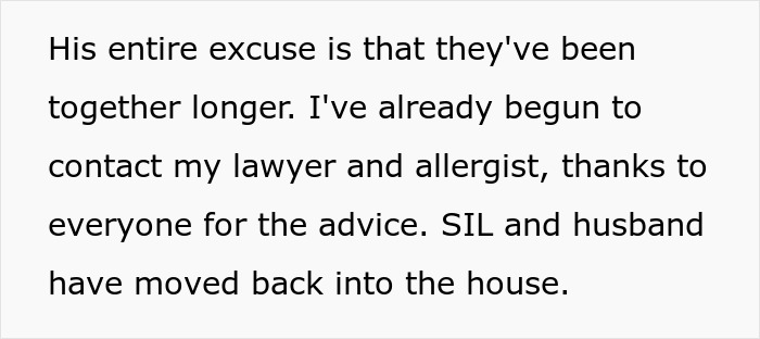 Text excerpt about a woman risking anaphylaxis as her SIL ignores no-peanut rule and her husband sides with his sister. Text excerpt about a woman risking anaphylaxis as her SIL ignores no-peanut rule and her husband sides with his sister.