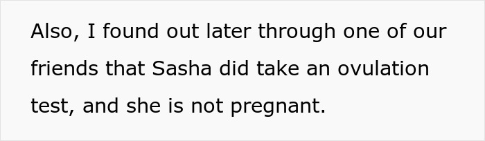 Text excerpt about a woman discovering she took the wrong test and is not pregnant, revealing a pregnancy mistake. Text excerpt about a woman discovering she took the wrong test and is not pregnant, revealing a pregnancy mistake.