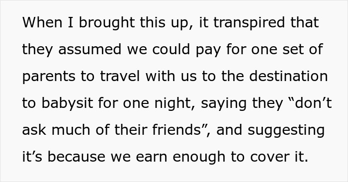 Text excerpt discussing a bride risking friendship after banning BFF from bringing baby to wedding while others can. Text excerpt discussing a bride risking friendship after banning BFF from bringing baby to wedding while others can.