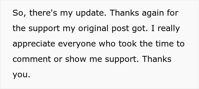 Text update expressing gratitude for support and comments about babysitting autistic sibling challenges. Text update expressing gratitude for support and comments about babysitting autistic sibling challenges.