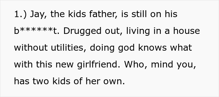 Text excerpt discussing the troubled situation of a single mom abandoning toddler as parents restart life amidst difficult circumstances.