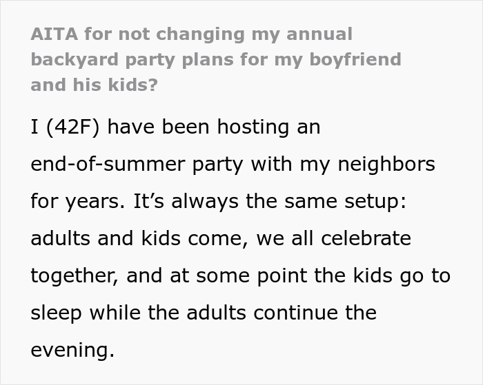 Woman Refuses To Alter Her Long-Standing Party Tradition For Her BF And His Kids, He Turns Vicious
