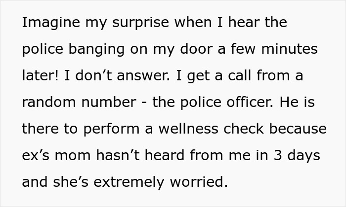 Woman shows up unannounced at ex-DIL’s doorstep, calls the cops when denied entry in a tense family dispute. Woman shows up unannounced at ex-DIL’s doorstep, calls the cops when denied entry in a tense family dispute.