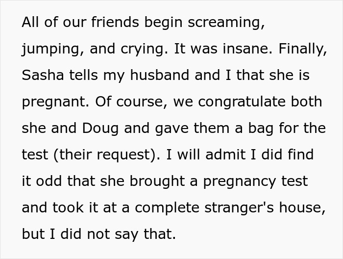 Woman’s dramatic pregnancy reveal causes confusion and leads to unexpected humiliation during a social gathering. Woman’s dramatic pregnancy reveal causes confusion and leads to unexpected humiliation during a social gathering.