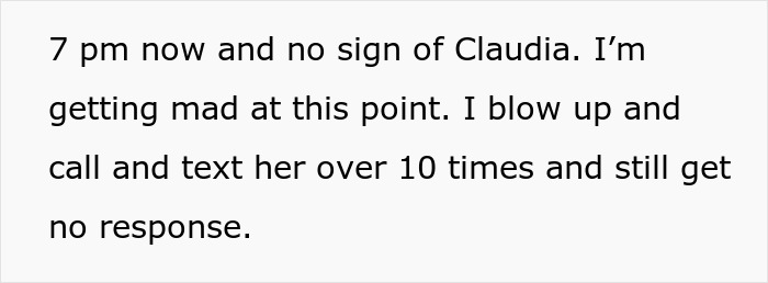 Text showing frustration as a mom asks her friend to babysit but the friend goes missing without response. Text showing frustration as a mom asks her friend to babysit but the friend goes missing without response.