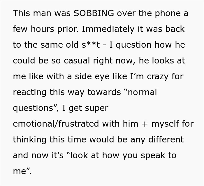 Man emotionally upset after going through girlfriend&rsquo;s phone, shocked by her intentions to end their long-term relationship.