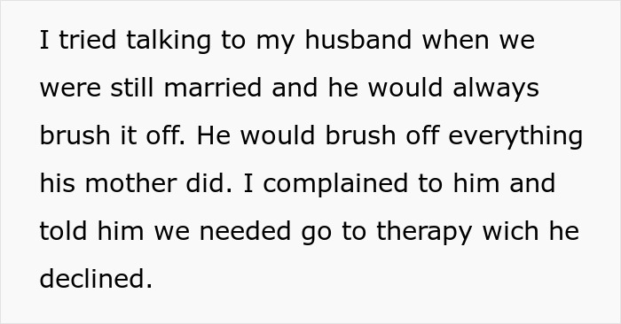Text excerpt about a husband ignoring concerns while wife addresses mother-in-law poisoning toddler with essential oils.