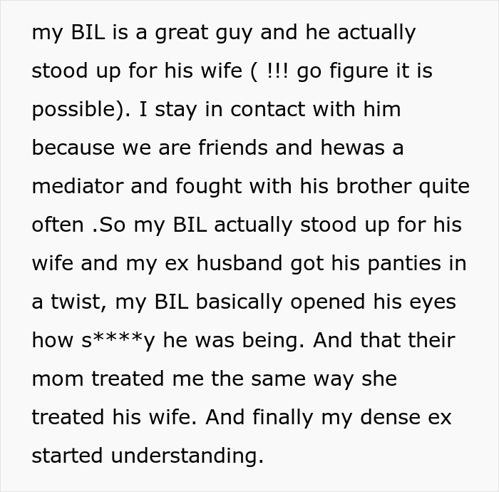 Text excerpt discussing family conflict involving a mother-in-law, essential oils, toddler poisoning, and a shocked husband.