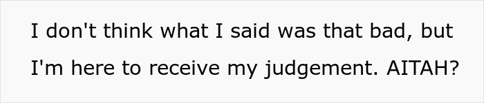 Text on white background stating someone questions if they were wrong after suggesting an obese friend buy 2 seats for comfort on flight.