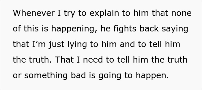 Text excerpt showing a woman explaining her struggles, related to giving husband another chance and learning a hard lesson.