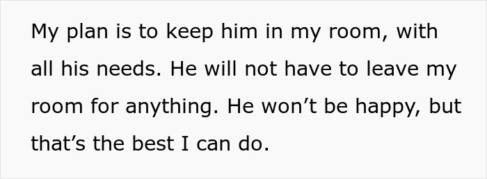 Text excerpt about keeping a cat in a room despite challenges, reflecting conflict with parents over pet. Text excerpt about keeping a cat in a room despite challenges, reflecting conflict with parents over pet.