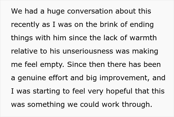 Woman discovers hidden device planted by boyfriend in closet causing trust issues in their relationship conversation.