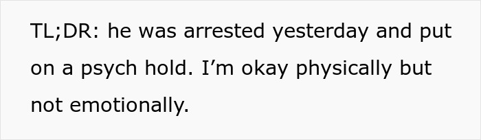 Text on screen showing a woman sharing her emotional struggle after giving her husband another chance.