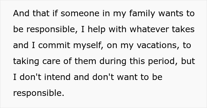 Text excerpt about family responsibility and unwillingness to care for siblings in sister unwanted siblings adoption context.