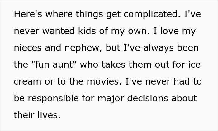 Alt text: Woman’s life changes after late sister’s dying wish about raising kids and family responsibility challenges. Alt text: Woman’s life changes after late sister’s dying wish about raising kids and family responsibility challenges.