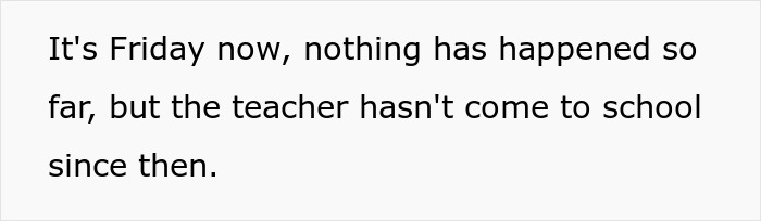 Student looks shocked in classroom after teacher scares him, leading to unexpected reaction and suspension discussion with dad.