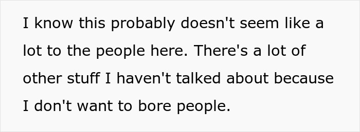 Text excerpt about a woman&rsquo;s anaphylactic shock caused by MIL showing zero remorse after ER visit.