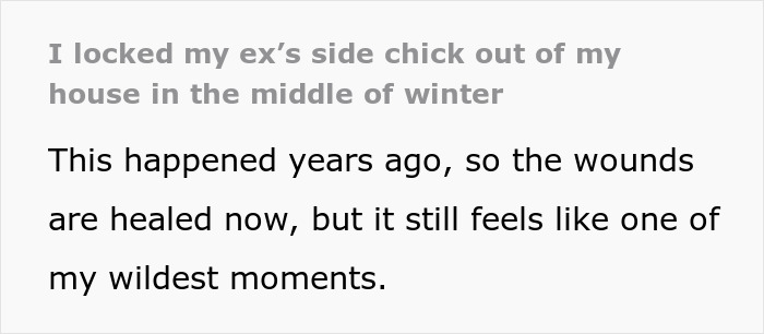 Woman locks out affair partner's kid in winter, mom later gives her a taste of her own medicine in a heated dispute.