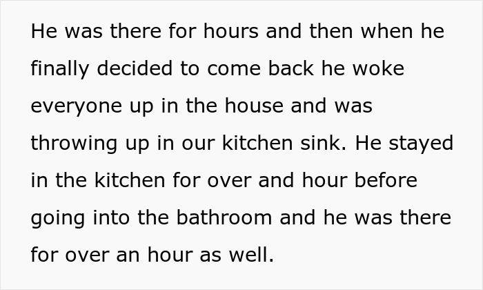 Text about husband causing disturbance and mom realizing his real problem while planning an exit strategy. Text about husband causing disturbance and mom realizing his real problem while planning an exit strategy.