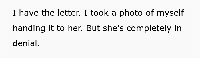 Person explaining having proof of handing notice to boss pretending never gave notice, highlighting workplace denial issue.