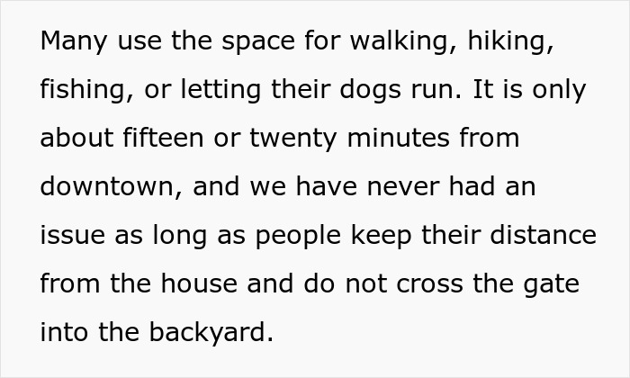 Guy on private land dealing with strangers imposing dog walking rules and planning to block access to property.