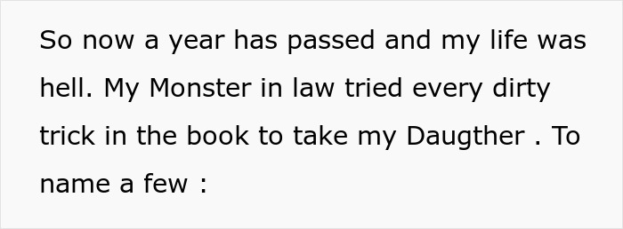 Text excerpt describing the mother-in-law poisoning a toddler with essential oils, causing shock and family conflict.