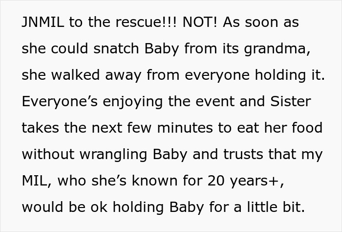 Text discussing a mother-in-law ignoring child&rsquo;s severe allergy, risking the child&rsquo;s safety at a family event.