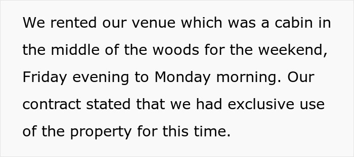 Bride reacts as 50 strangers crash her wedding venue, causing chaos during the unexpected photoshoot in the woods.