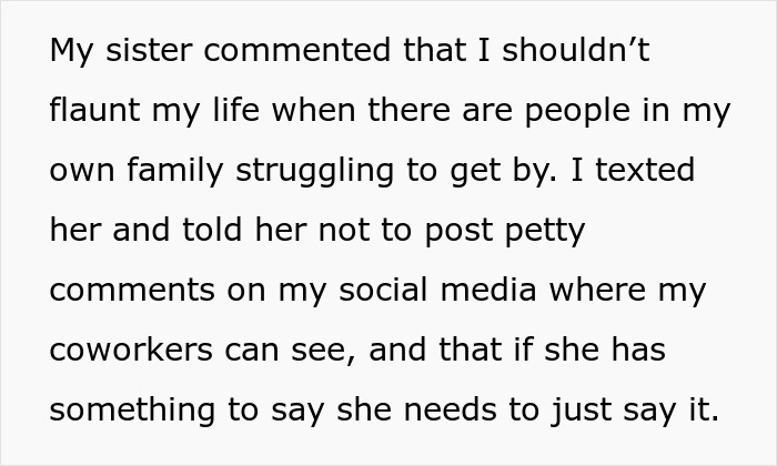 Woman rejects sister’s money hints as sibling rages over Ibiza pics amid family financial struggles. Woman rejects sister’s money hints as sibling rages over Ibiza pics amid family financial struggles.