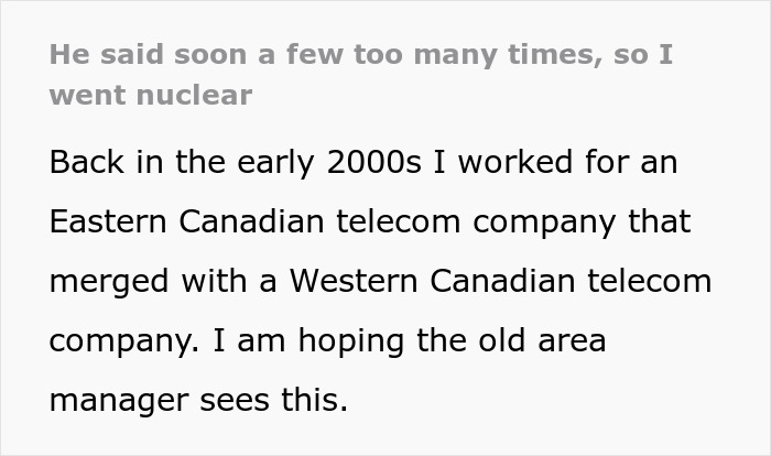 Text excerpt from an employee going nuclear on manager after promised raises never rolled out in a telecom company.