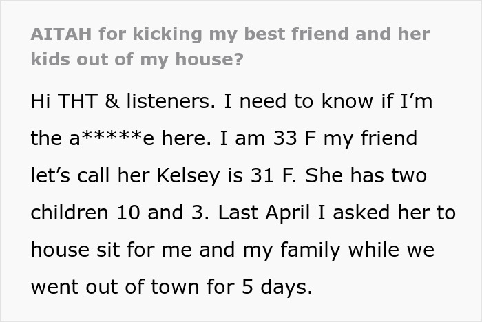 Text excerpt about a friend house sitting, locking up dogs for hours while her own dogs roam free.