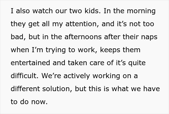 Mother asks husband to watch kids for 30 minutes while she cooks, husband struggles to keep children entertained and cared for. Mother asks husband to watch kids for 30 minutes while she cooks, husband struggles to keep children entertained and cared for.