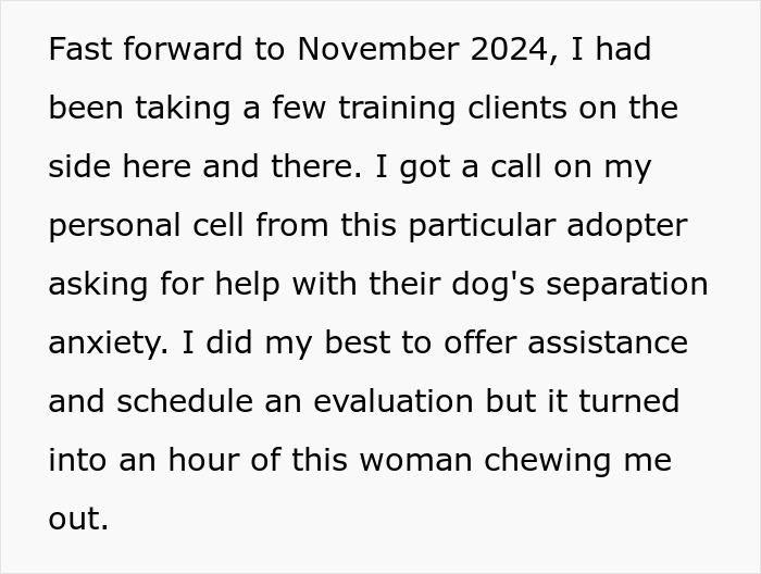 Woman adopting dog with behavior issues disregards animal shelter advice and faces quick regret after challenges arise. Woman adopting dog with behavior issues disregards animal shelter advice and faces quick regret after challenges arise.