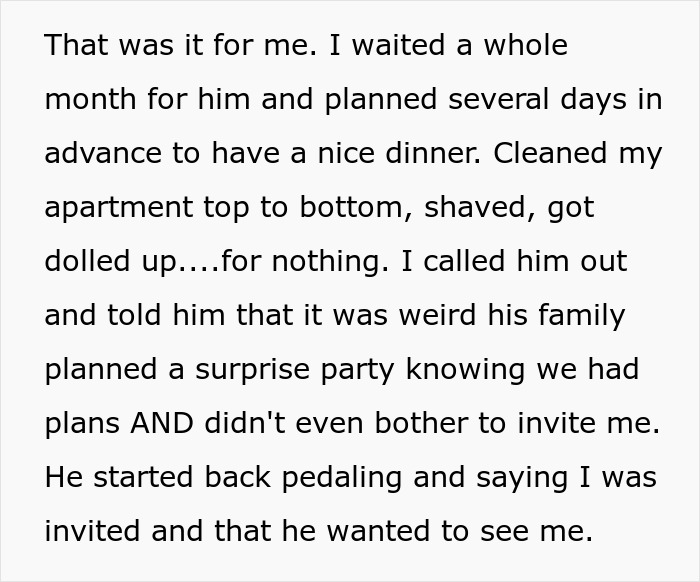 Alt text: Woman goes above and beyond preparing for boyfriend's return, but he ditches the plan last minute and faces breakup consequences. Alt text: Woman goes above and beyond preparing for boyfriend's return, but he ditches the plan last minute and faces breakup consequences.