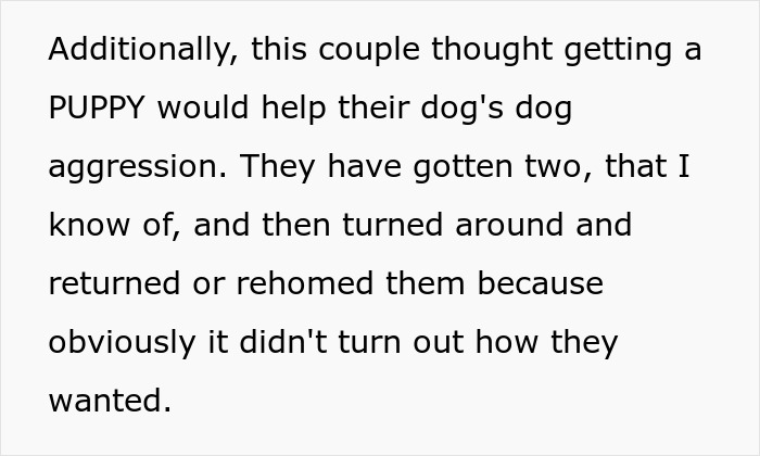 Couple adopts dog with behavior issues despite shelter advice, facing challenges with aggression and rehoming the pets. Couple adopts dog with behavior issues despite shelter advice, facing challenges with aggression and rehoming the pets.