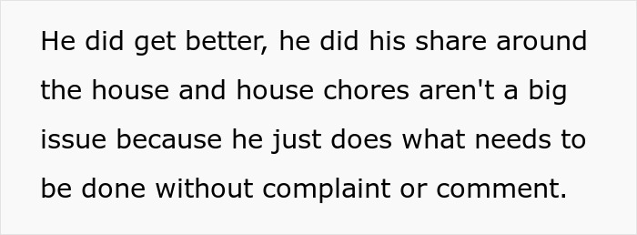 Man steps over passed out wife and goes to bed, showing a different attitude in their relationship.