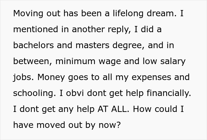 Text excerpt discussing parents trying to get rid of daughter’s cat while pregnant sister visits, causing conflict. Text excerpt discussing parents trying to get rid of daughter’s cat while pregnant sister visits, causing conflict.