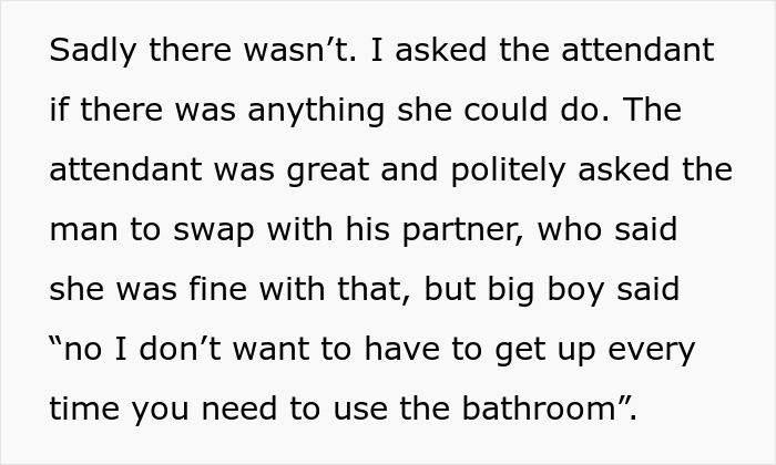 Person Called "Fatphobic" For Refusing To Let Obese Guy Invade Their Seat, Sparks Flight Drama