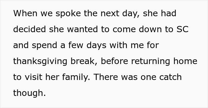 Text discussing an entitled lady manipulating her boyfriend to break up and demand free rides.