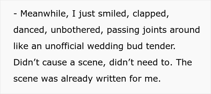 Text excerpt about a bride trying to erase twin from wedding revealing family favoritism during the event.