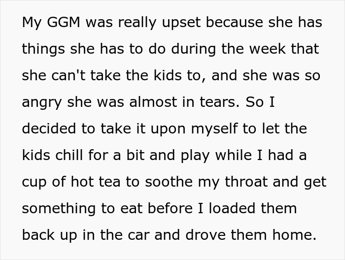 Woman brings her kids home causing sister to threaten calling the cops after shaking and fake crying incident.