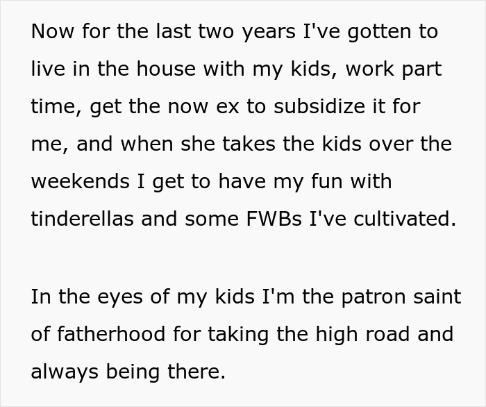Alt text: Husband finds out wife cheating and outsmarts her with pro revenge while maintaining custody and enjoying life.