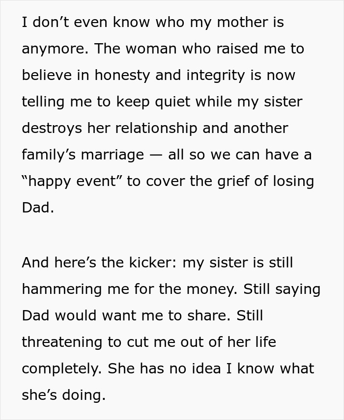 Woman uninvites sister from wedding over refusal to gift 30K causing family conflict and relationship strain.